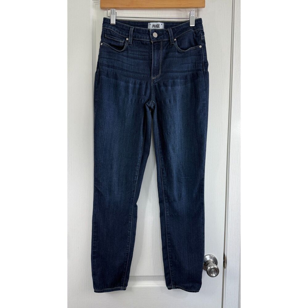 PAIGE Women's Hoxton Ankle Jeans Hartmann Rayon Cotton Polyester Spandex Size 26